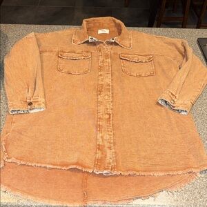 Women's Casual Denim Button Down Shirt